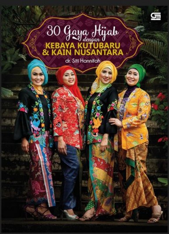 30 Gaya Hijab Dengan Kebaya  Kutubaru  Dan Kain Nusantara