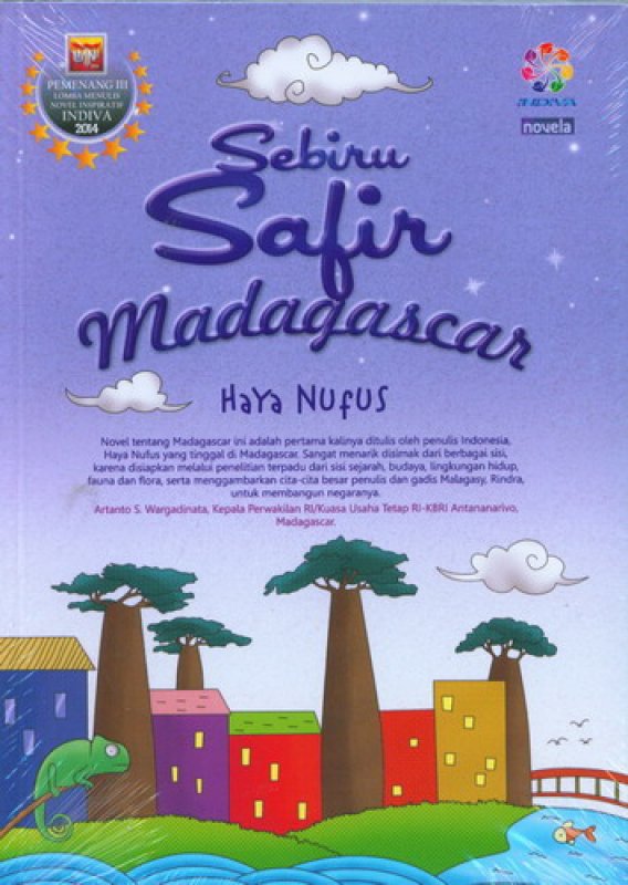 Cover Depan Buku Sebiru Safir Madagascar