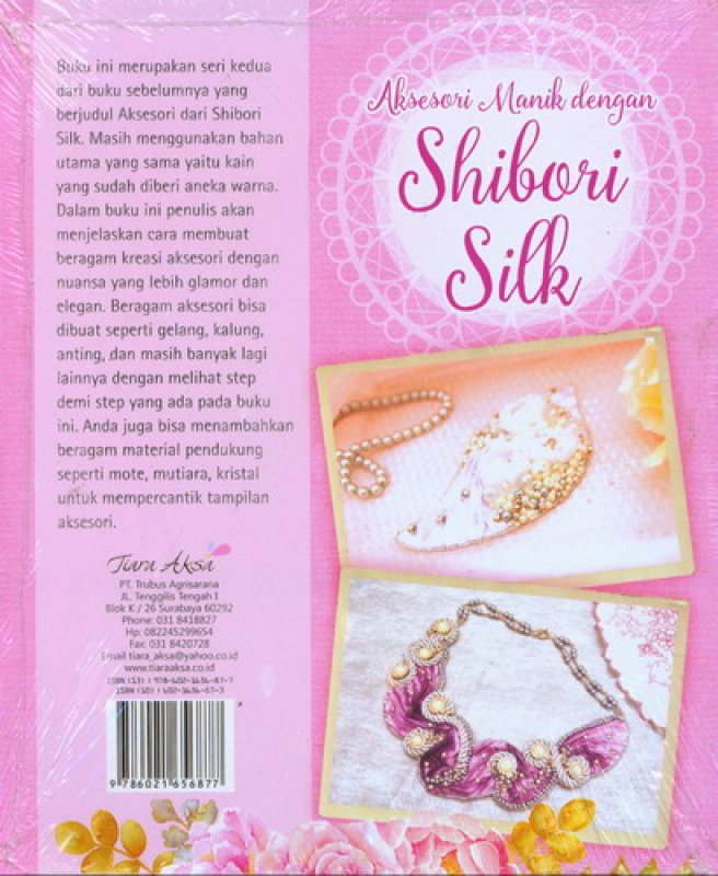 Cover Aksesori Manik Dengan Shibori Silk