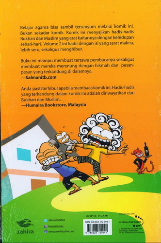 Cover Belakang Buku 33 Pesan nabi Vol. 2: Jaga Hati, Buka Pikiran [Edisi Full Colour]