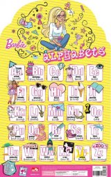 Poster barbie back to school: alphabets