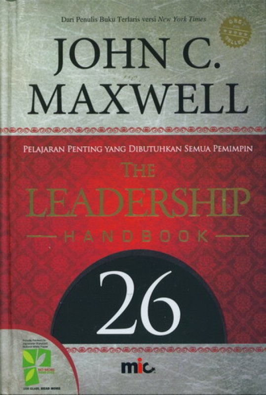 Cover Buku The Leadership Handbook [Hard Cover]