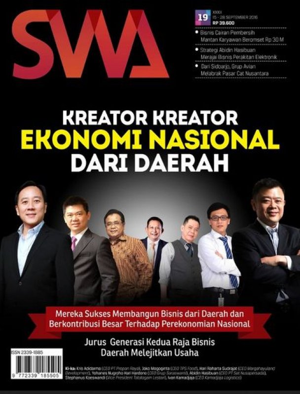 Buku Majalah Swa Sembada No. 19 | 15-28 September 2016 | Bukukita