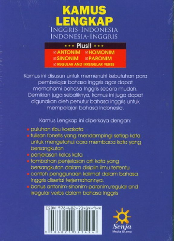 Inggris indonesia lengkap kamus bahasa 470 Kata