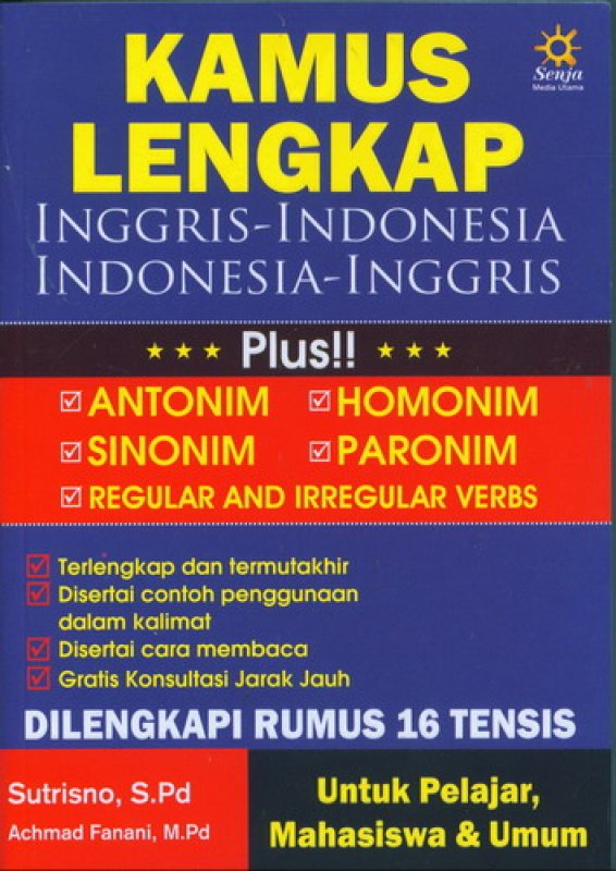 Inggris indonesia lengkap kamus bahasa Kamus untuk