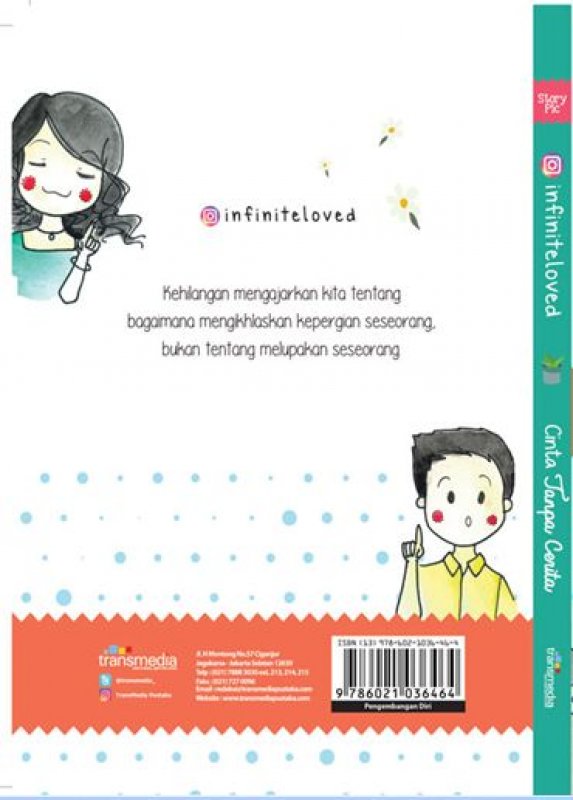 Cover Belakang Buku Cinta Tanpa Cerita [Edisi ber-TTD + Sticker]