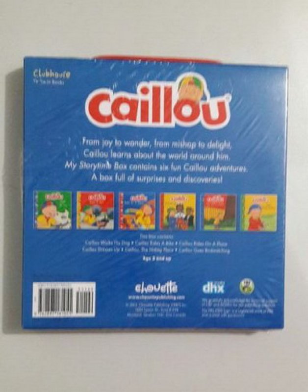 Caillou: My Storytime Box [includes 6 Books] (english Version)