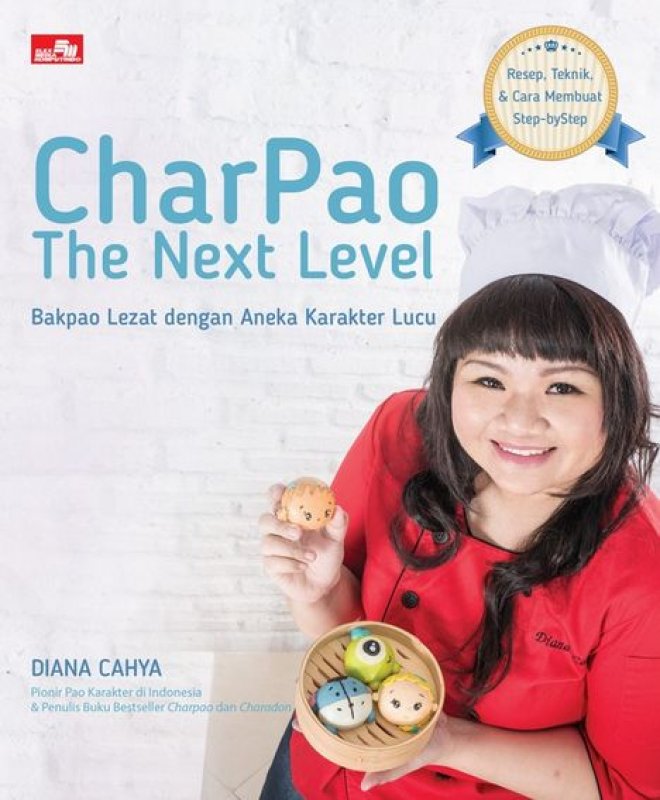 Cover Buku CharPao the Next Level Bakpao Lezat dengan Aneka Karakter Lucu