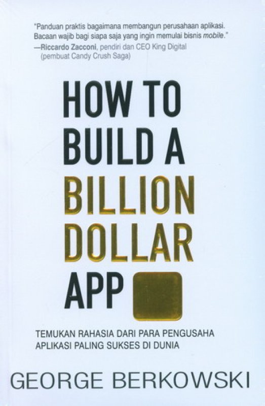 Cover How To Build A Billion Dollar