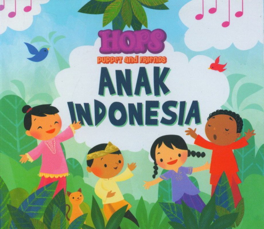 Cover Buku Hops Puppet and Friends - Anak Indonesia [CD]