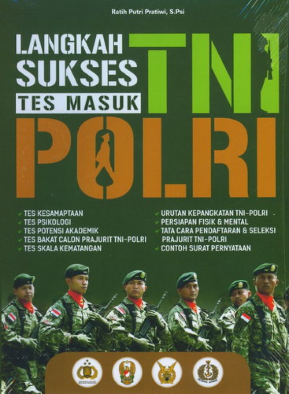 Cover Langkah Sukses Tes Masuk TNI-POLRI