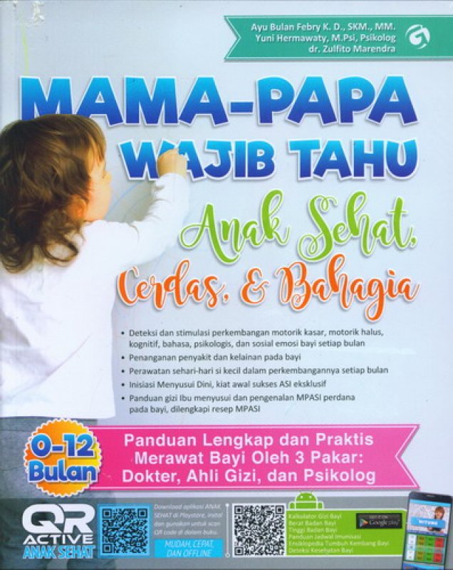 Cover Buku Mama-Papa Wajib Tahu Anak Sehat Cerdas & Bahagia