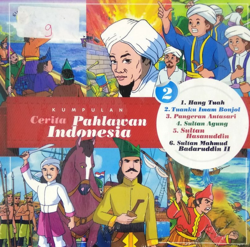 Cover Depan Buku Kumpulan Cerita Pahlawan Indonesia Vol. 2