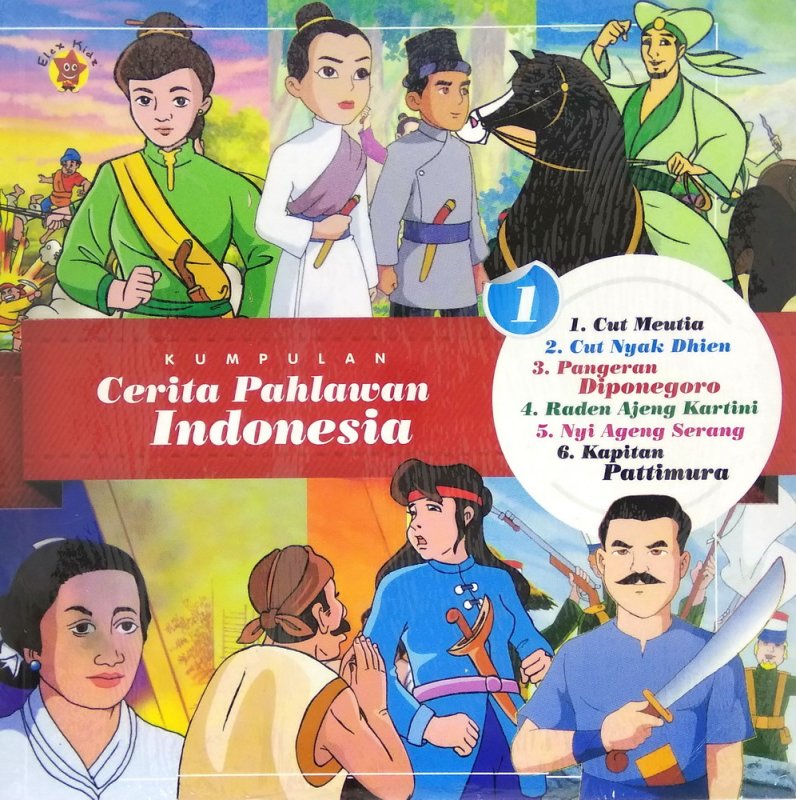 Cover Kumpulan Cerita Pahlawan Indonesia Vol. 1