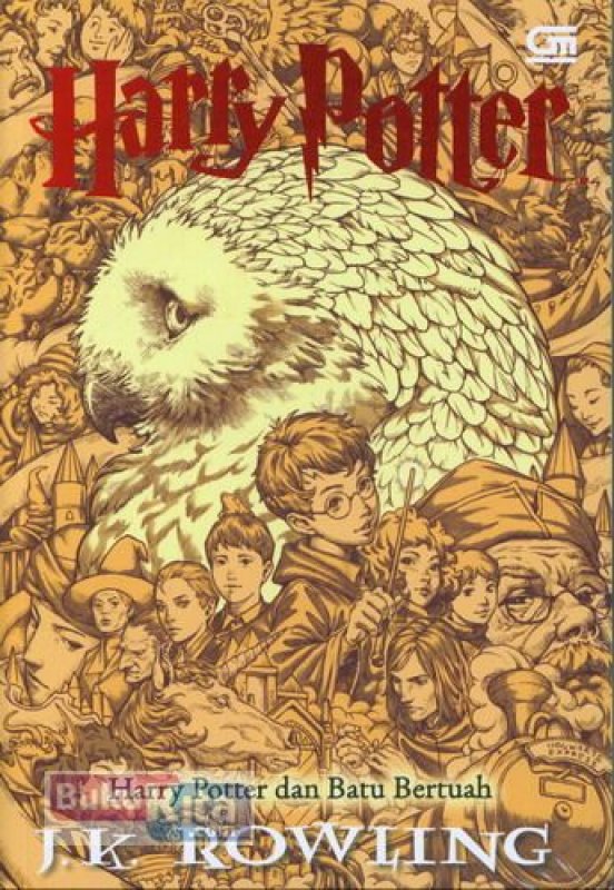 Cover Buku Buku Harry Potter dan Batu Bertuah (cover baru)
